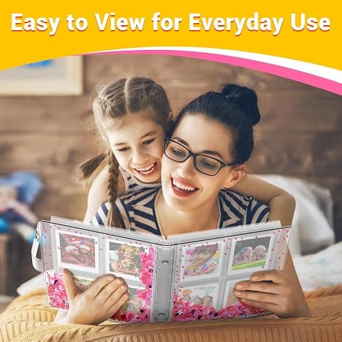 Kids Photo Album for Instax Mini, Photo Album for Polaroid, Applicable to Fujifilm Instax Mini 11 12 40 Kodak Mini Photo, Gift for 4 5 6 7 8 9 10 11 12 Year Old Girls (200 Photos) thumbnail 6