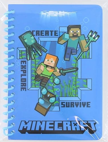 Minecraft Spiral Notebook with Pen | 50 Sheets thumbnail 3