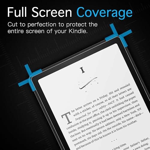 MoKo 3 Pack Screen Protector for 7" Kindle Paperwhite 12th Generation 2024 and Kindle Colorsoft Signature Edition, Anti-Glare Premium PET Protective Film Full-Coverage Matte Screen Protector - 3 Pack thumbnail 8