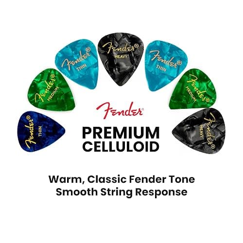 Fender Premium Picks Sampler - 12 Pack Includes Thin, Medium & Heavy Gauges (Austin Bazaar Exclusive) thumbnail 5