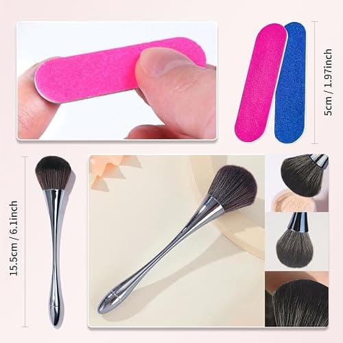 Moskany Professional Electric Nail Drill Kit Pink Portable Rechargeable Cordless Nail File Machine 35000 RPM with 7PCS Bits for Acrylic Gel Powder Nails Polish Pedicure Toenail Tool Salon Set thumbnail 7