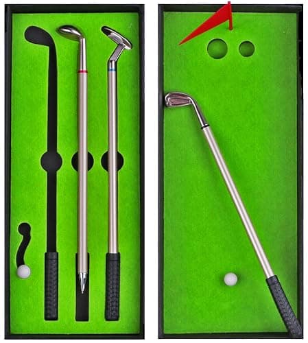 Golf Pen Desktop Games - Funny Gifts for Golfers, Coworkers, Boss - Stocking Stuffers - Image 1