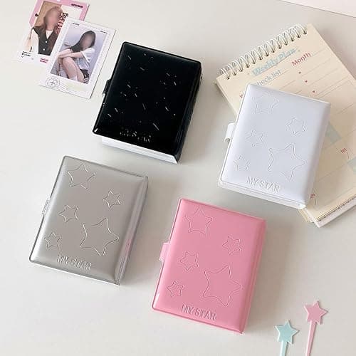 Small Photo Album 2x3 Inch Mini Photocard Binder Kpop Photo Card Holder Collector for Fujifilm Instax Polaroid Mini Camera Film 40 Pockets (Pink) thumbnail 7