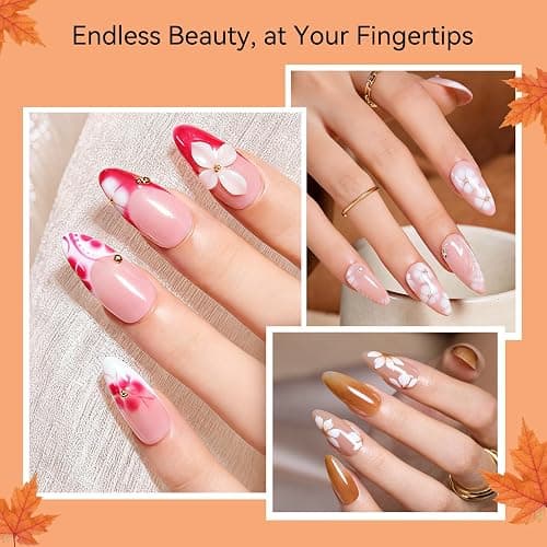 Makartt Clear Blooming Gel 15ml UV LED Soak Off Nail Art Polish for Spreading Effect Marble Nail Polish Gel Paint Nail Designs for DIY Color Flower Watercolor Magic Beauty Gift thumbnail 3