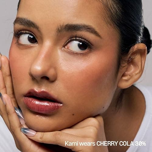 fwee 3D Voluming Gloss 30% (Sheer) | High Shine, Non-Sticky Lip Gloss for Makeup | Long-Lasting, Moisturizing Gel Formula – Cherry Cola 30% | 30% & 70% Pigment Options | 5.3g thumbnail 3