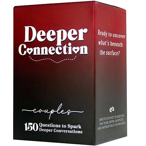 Odrano Deeper Connection, Couples Games with 150 Deep Questions to Build Intimate Connection & Trust, Relationship Couples Game for Date Nights, Valentine’s Day Gift for Him & Her - Image 1