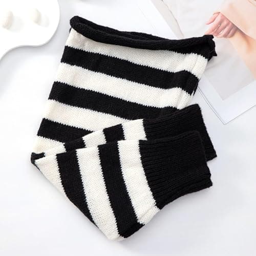 RMSWEETYIL Leg Warmers for Women, Cute Long Chunky Knit Leg Warmer Socks thumbnail 6
