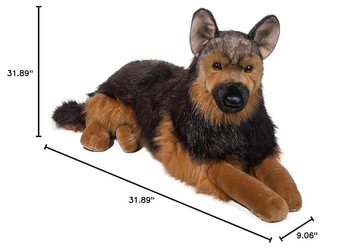 Douglas Major German Shepherd Dog Large Plush Stuffed Animal thumbnail 2