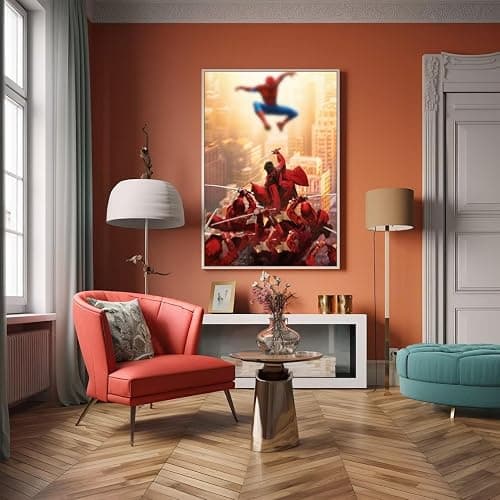 MGZFEZN Spider-Mon Brand New Day Poster For Fans Kids Room Bedroom Wall Decor-Movie Spiderman Posters Canvas Prints Picture For Teen Boy Girls Gifts thumbnail 3
