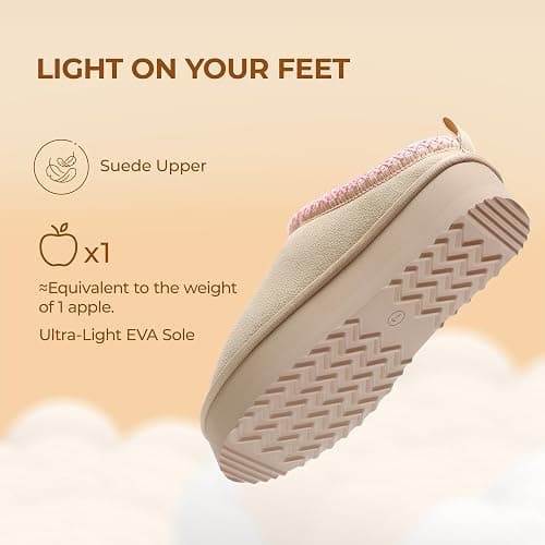 DREAM PAIRS Women's Platform Slippers Genuine Suede Slip-on Warm FuzzyEasy Autumn Winter Fluffy Comfy Furry Shoes for Outdoor Indoor thumbnail 7