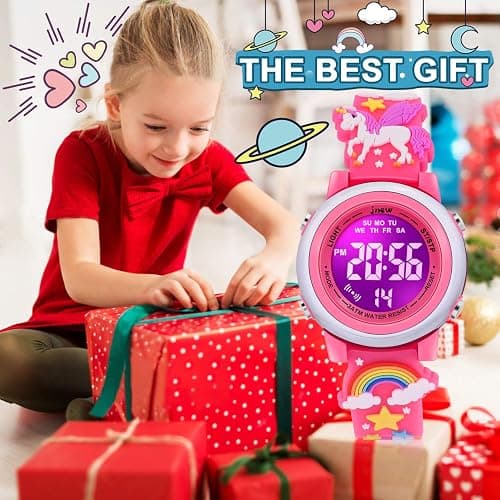 VAPCUFF 3D Cartoon Waterproof Watches for Girls with Alarm - Best Toys Gifts for Girls Age 3-12 thumbnail 6