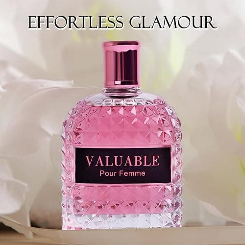 A CENTER 4PCS Perfume Set for Women - Floral Fragrance Gift Set with Vanilla,Sweet Fruity, Eau De Parfume| 3.4 Fl Oz Each(Valentine Milano,Valentine Pink,Valuable,Valencia Donna) thumbnail 5