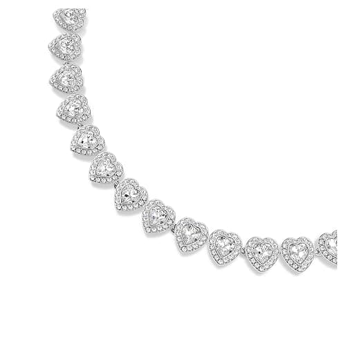 Swarovski Ariana Grande Collection, Clear Crystal & Pearls, Rhodium Finish, Necklaces, Earrings and Bracelets thumbnail 3