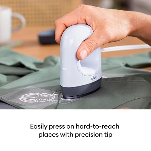 Cricut EasyPress Mini™ LT - Blush Pink - Mini Heat Press | Pressing Shoes, Baby Clothes, T-Shirts, & More - Easy to Use with a Single Setting - Precision Tip - Portable Mini Iron thumbnail 6