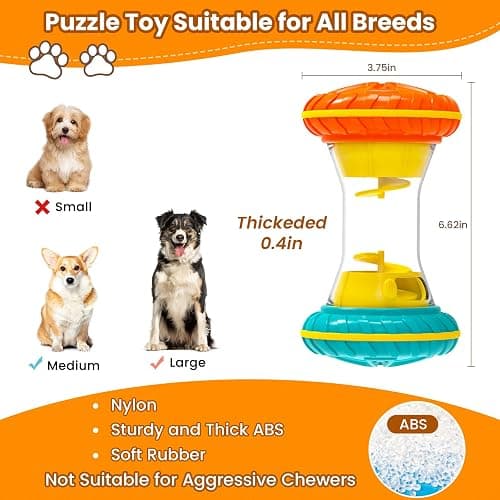 BoYoYo Interactive Dog Puzzle Toys for Boredom, Dogs Enrichment Toy to Keep Them Busy, Treat Dispensing Slow Feeder thumbnail 2