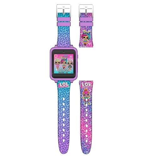 Accutime LOL Surprise! Kids Smart Watch - Interactive Touchscreen with Games, Selfie Camera, Step Tracker, Alarm, and Interchangeable Printed Silicone Straps - Fits Wrists 5.5" to 8.0" thumbnail 7