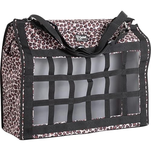 Cashel Slow Feed Top-Load Hay Bag Brown Leopard - Image 1