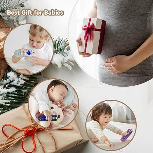 MACLUD 3 Pack Remote Control Shape Silicone Teethers for Babies Chew Toys, Teething Toys for Infant Toddlers,Baby Remote Control Toy, teethers for Babies 6-12 Months (Black&Blue&Pink) thumbnail 5