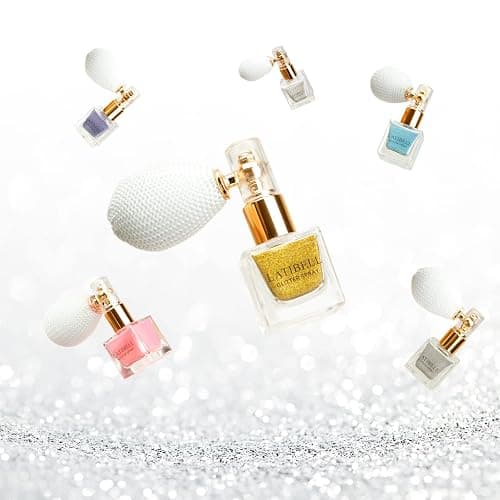 LATIBELL Gold Body & Hair Glitter Spray with Refill Jar for Rave Makeup | Cosmetic Shimmer, For Hair, Body, Face, Clothes & Nails, Ideal for Festival, Party and Craft Design thumbnail 6