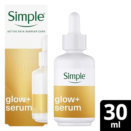 Simple Glow+ 10% Vitamins C + E + F Serum Skin Care for Dry or Dehydrated Skin, Brightening Face Glow Serum for Youthful Glowing Skin, 30 ml thumbnail 2