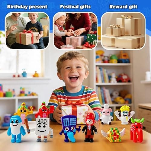 HANJIEJIE 24Pcs Steal a Brainrot Toys Action Figure Set, Steal a Brainrots 67 Los Tralaleritos Toy Figures, Collectible Brain-Rot Toy Gift for Fans thumbnail 4