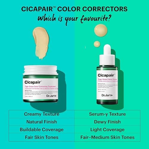 Dr.Jart+ Cicapair Tiger Grass Camo Drops Tinted Serum SPF 35 with Centella Asiatica | Skin Tint | Korean Skin Care Makeup Hybrid, 1.01 Fl Oz thumbnail 7