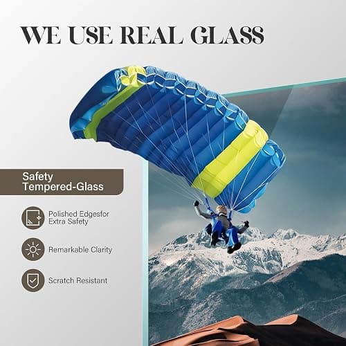 VCK 8x10 Picture Frame Gold 6 Pack, High-End Aluminum Metal Poster Frame with Tempered Glass, Display Photo 5x7 with Mat or 8x10 Without, for Home, Office, Studio and Gallery, Wall Hanging or Tabletop thumbnail 4