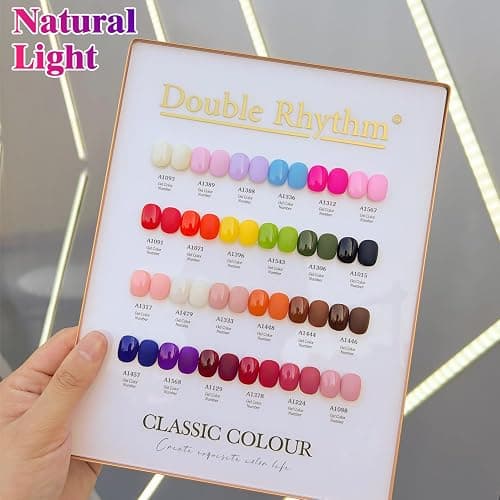 Double Rhythm 28Pcs 0.5Oz Gel Nail Polish Set Same Color Same Bottle Gel Polish Kit Nail Art Manicure Salon DIY at Home for Women (Red Pink Collection-T24-4) thumbnail 7