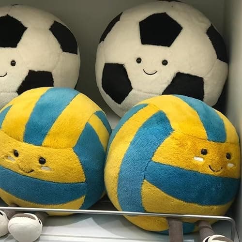 MUALML Cute Volleyball Stuff Soft Sports Stuffed Plush Pillow, Funny Plush Volleyball Gifts for Teen Girls Boys thumbnail 5