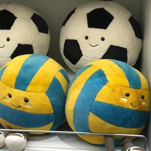 MUALML Cute Volleyball Stuff Soft Sports Stuffed Plush Pillow, Funny Plush Volleyball Gifts for Teen Girls Boys thumbnail 6