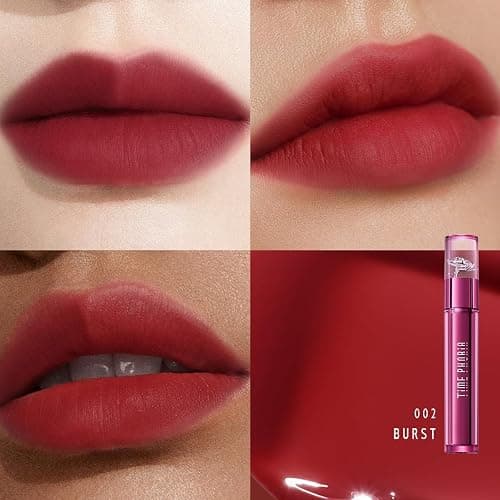 TIMEPHORIA Altera Blurring Lip Tint 002 Burst, True Red Glossy to Soft Matte Finish, Blur Lip Lines, Weightless No-Sticky Airy Velvet Texture, Vibrant Hydrating Long-Lasting Lip Makeup thumbnail 3