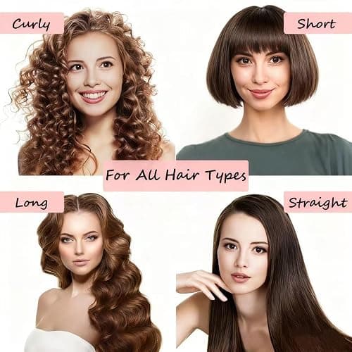 Satin Heatless Curling Set - Hair Rollers for Curls Heatless Hair Curlers & Hot Rollers Hair Curlers to Sleep in Curling Rod Headband Curler (Dreamy Rosy Clouds) thumbnail 3