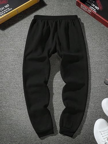 ZAFUL Cuffed Sweatpants for Men Casual Graphic Drawstring Printed Sweat Pants Stretch Loose Joggers thumbnail 5