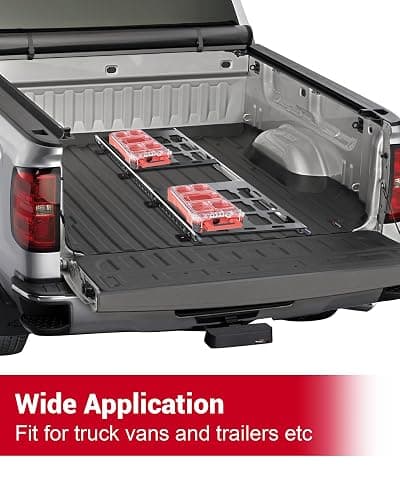 Mounting Plate with 40" Slide Rail Compatible with Mil.Waukee, with Powder Coat, Holds Up to 4 Boxes for Tool, Fit for Truck Vans & Trailers thumbnail 7
