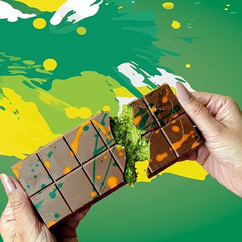 Belvyn Dubai Chocolate Bar Pistachio Deluxe 7 oz Bar, Rich Milk Chocolate, Luxurious Pistachio Filling with Crisp Kataifi Threads, Iconic Dubai Knafeh Treat thumbnail 5