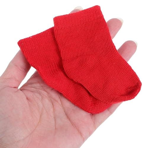 NUOBESTY 6 Pairs of Doll Socks Mini Sock Baby Clothes Action Figure Accessories for Doll thumbnail 8