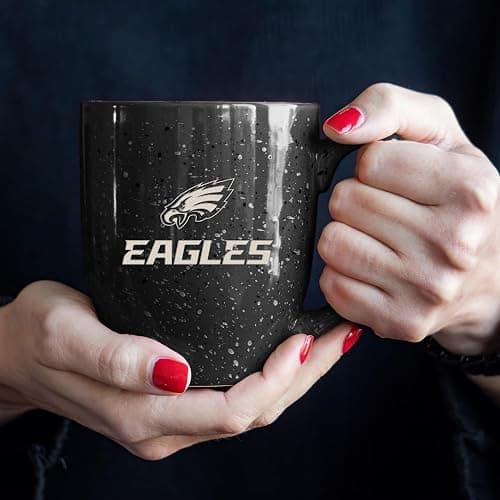 Rico Industries NFL Football 16 oz Team Color Laser Engraved Speckled Ceramic Coffee Mug thumbnail 4