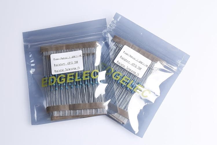 EDGELEC 100pcs 5mm RGB Tri-Color (Red Green Blue Multicolor) 4Pin LED Diodes Common Cathode Diffused Round Lens 29mm Long Lead +300pcs Resistors (for DC 6-12V) Included,Light Emitting Diodes thumbnail 3