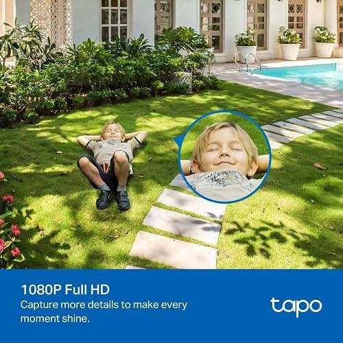 Tapo TC40 Full HD Pan/Tilt Outdoor Security Camera CCTV Camera 360° View | 1080p Wi-Fi Outdoor Camera, Person Detection, Color Night Vision, Motion Tracking, IP65, Two-Way Audio, No Monthly Fee, Alexa thumbnail 9