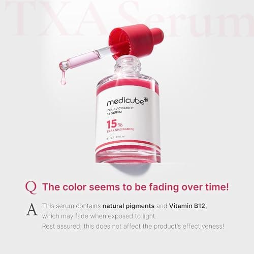 medicube TXA+Niacinamide 15% Glow Facial Serum for After Spot Care | All-in-One Daily Korean Skincare | Uneven Skin Tone, Texture, and Hydration Care | High-Potency Tranexamic Acid 5% | 1.01 fl.oz thumbnail 6