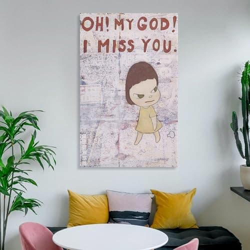 GSHLGAO Yoshitomo Nara Cartoon Girl Modern Wall Art Poster, 08x12inch(20x30cm), Living Room Decor thumbnail 6