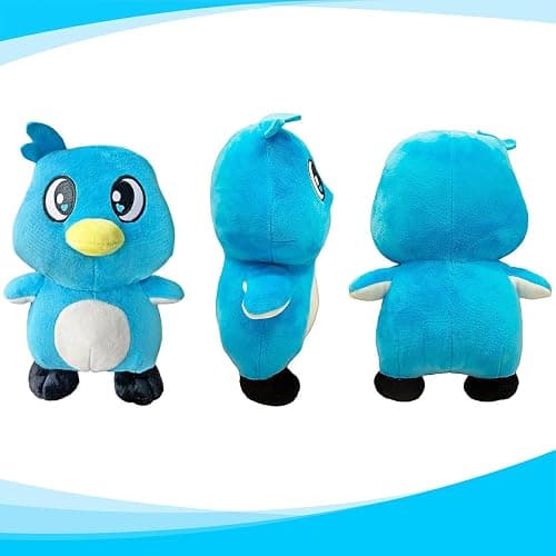 Cxassev 8 Inch Cartoon Game Plush, Stuffed Figure Pillow for Room Decor for Video Game Fans - Blue thumbnail 3