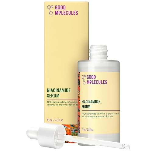 Good Molecules Niacinamide Serum – 10% Niacinamide to Target Blemishes, Nourishment, and Skin Tone – Ultra Hydrating & Brightening Skin Care for Face – 75 ml / 2.53 fl oz - Image 1