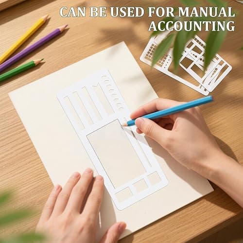 Handmade Flexible Record Template, Set of Templates for Diary Planning, 3-Pack Stencils Drafting Tools, for Diaries, Scrapbooks, DIY Handicrafts (B) thumbnail 4