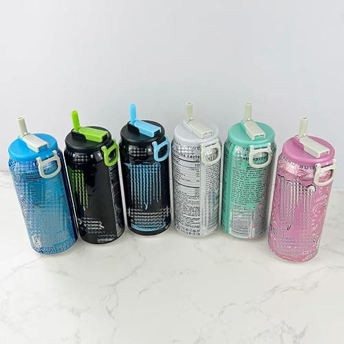 Pop Can Lids with Straws thumbnail 5