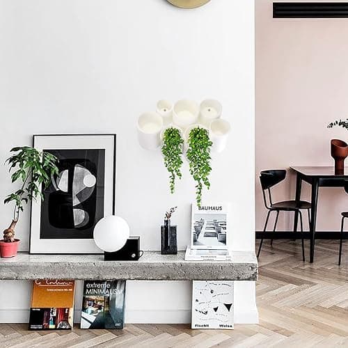 BTSKY Tilting Cylinder Creative Pen Holder, Pen Container, Brush Pot, Combination Desktop Storage Organizer Desk Decoration,Creative Cylinder Hanging Planter Holder Multifunctional Wall-Mounted thumbnail 6