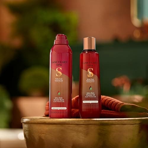 Sanctuary Spa Ruby Oud Shower Burst, No Mineral Oil Shower Gel, Cruelty Free and Vegan Foaming Body Wash, 200ml thumbnail 7