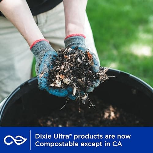 Dixie Ultra, Large Paper Bowls, 20 Oz, 150 Count (6 packs of 25 bowls), Microwave Safe, Compostable, Disposable Bowls Great For Breakfast, Lunch, And Dinner Meals thumbnail 5