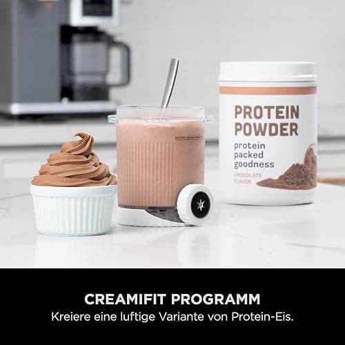 Ninja Swirl by CREAMi Softeis- & Eismaschine mit 2 Behältern, 13 Funktionen, Maschine für Eiscreme, Softeis, Gelato, Sorbet, Milchshakes und mehr, Option für Extras, Platinsilber, NC701EU thumbnail 2