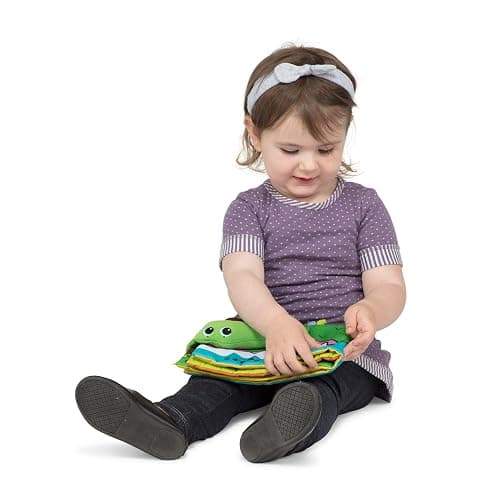 Melissa & Doug Soft Activity Baby Book - Whose Feet? Sensory Toys for Toddlers, Travel Toys for Toddlers Boys and Girls thumbnail 8